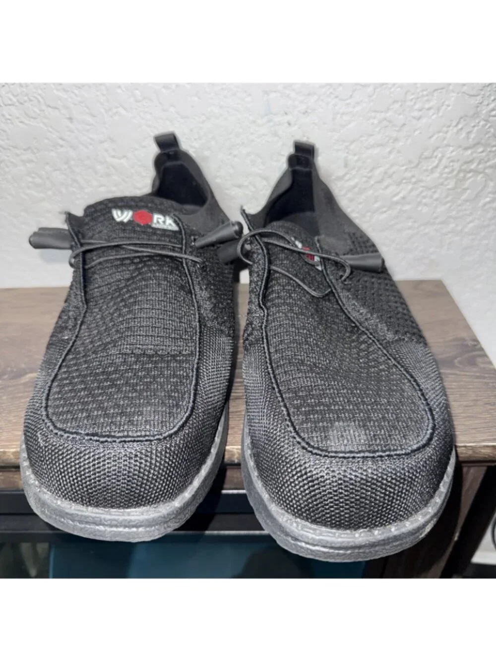 Work Larnmern Steel Toe Non-Slip Industrial Shoes Boat Shoes Mens 10.5 Slip On
